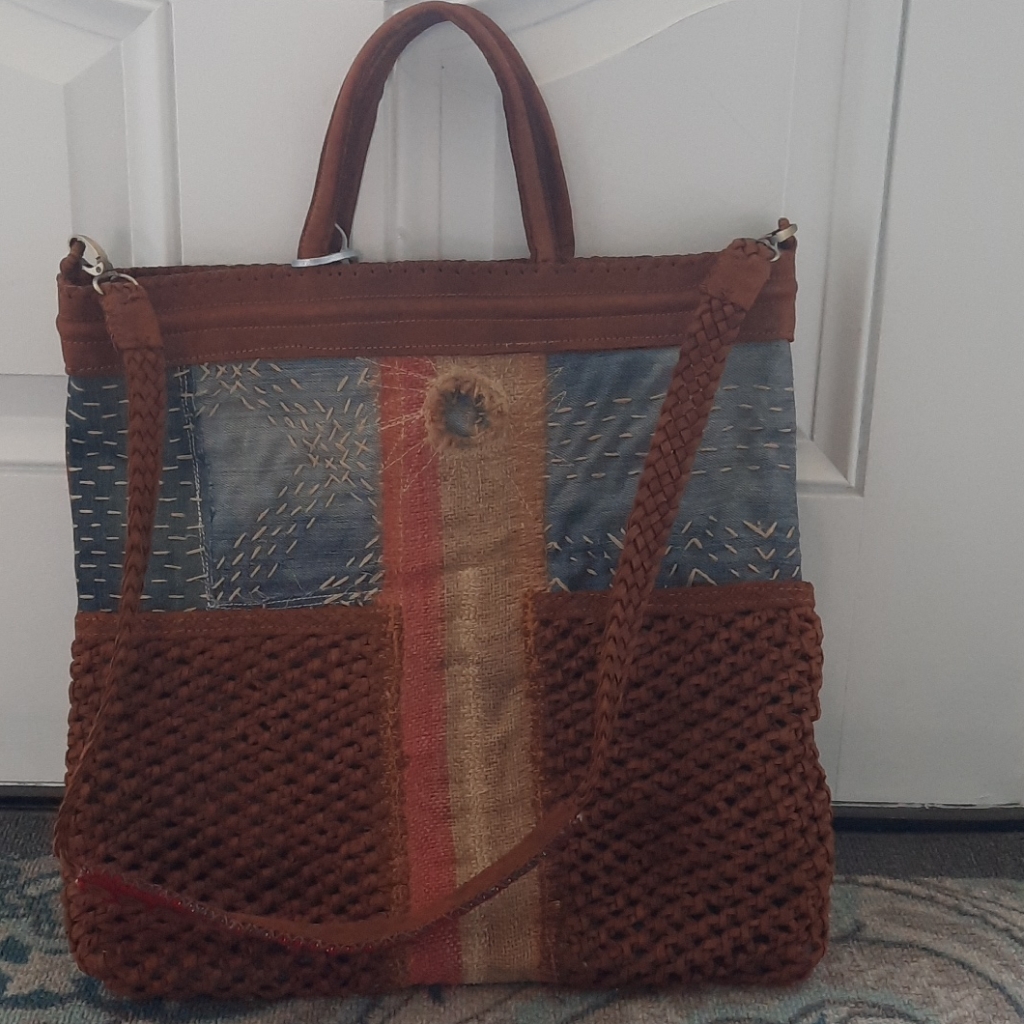 Nwt Enshalla Patchwork Tote